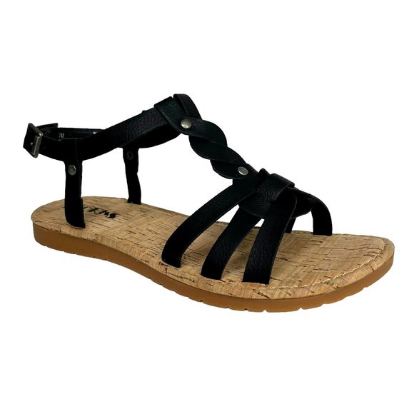 Kork-Ease Shoes Korks Sawyer Womens Braided Strappy Sandals